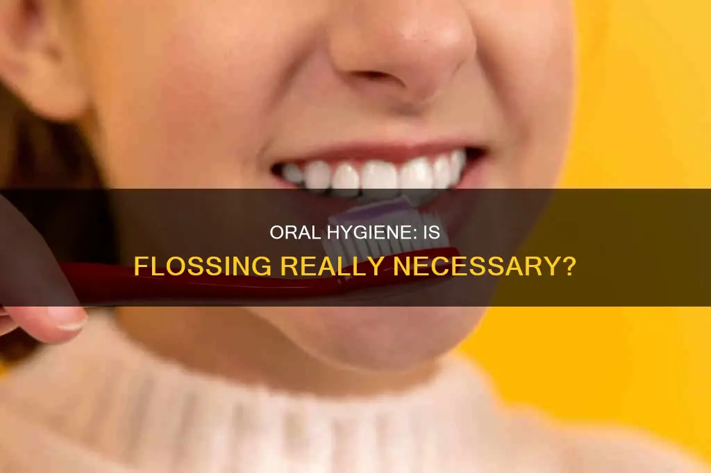 what constitutes good oral hygiene is flossing that important