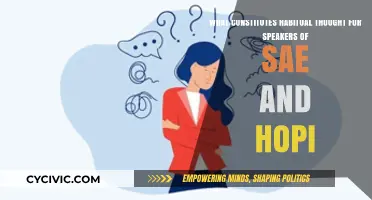 Sae and Hopi Speakers: Habitual Thought Patterns