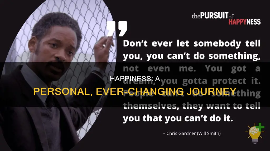 what constitutes happiness for one and not for another