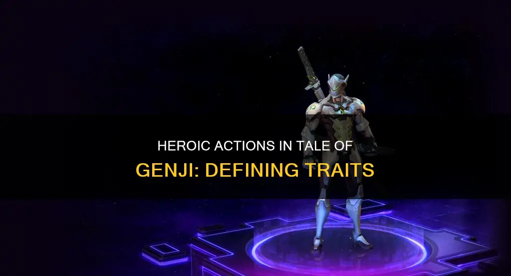 what constitutes heroic action in the tale of genji