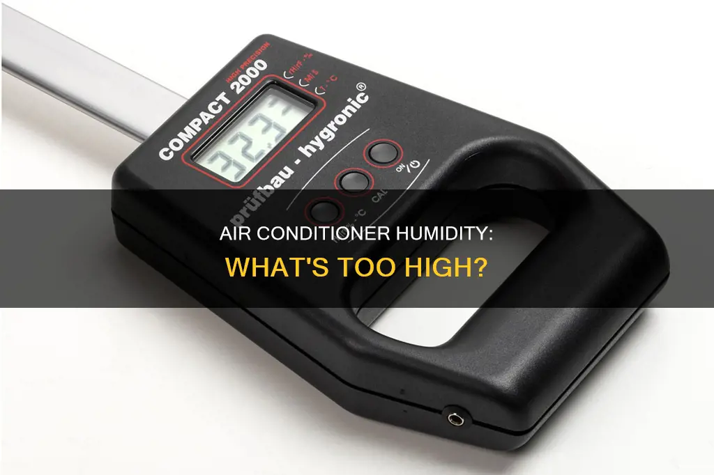 what constitutes high humidity when considering portable air conditioner