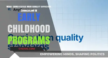 Curriculum Quality: Early Childhood Program Essentials