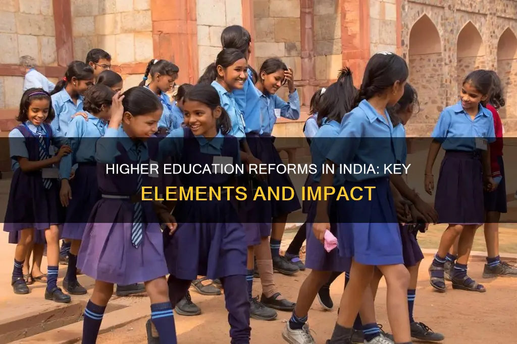what constitutes higher education reforms in india