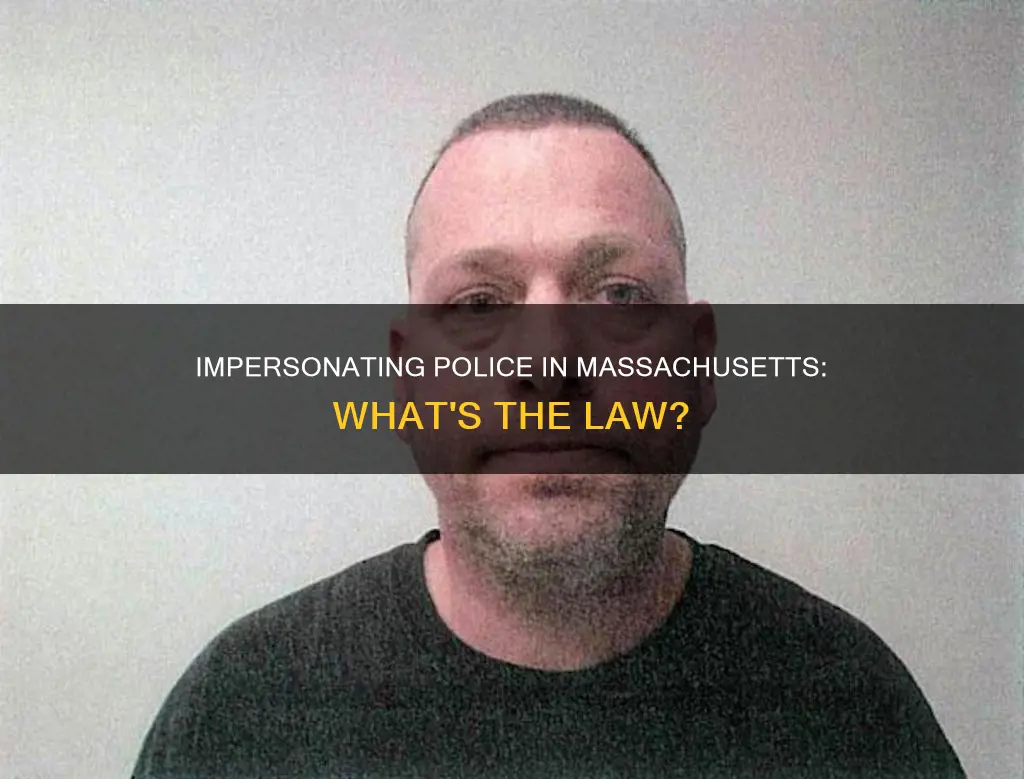 what constitutes impersonating a police officer in massachusetts