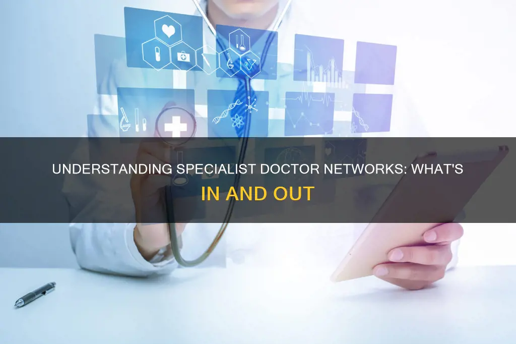 what constitutes in network for a specialist doctor