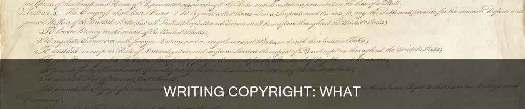 what constitutes in writing as far as copyright permissions go