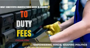 Understanding Duty Fees on Manufactured Goods