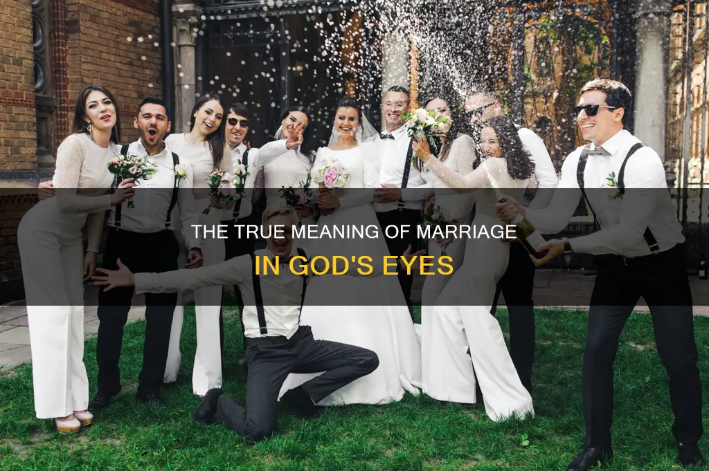 what constitutes marriage in the eyes of god