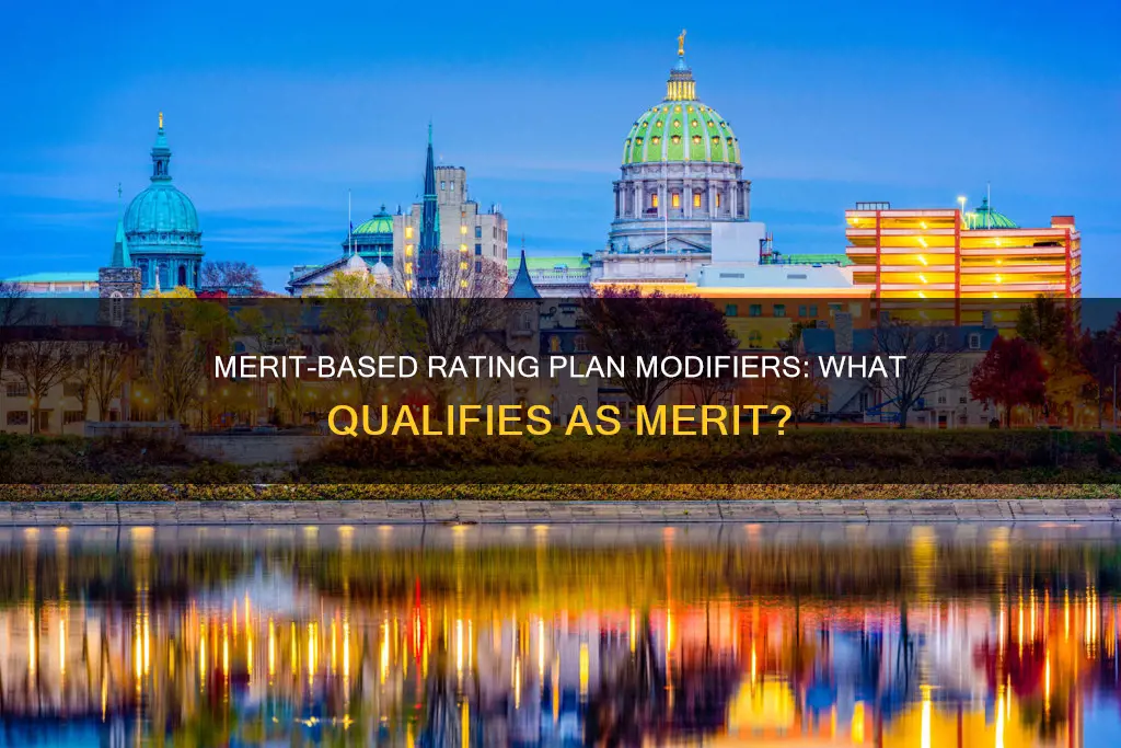 what constitutes merit in a rating plan modifier