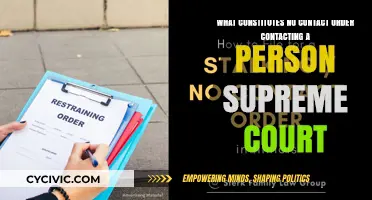 No-Contact Orders: Supreme Court Ruling on Communication