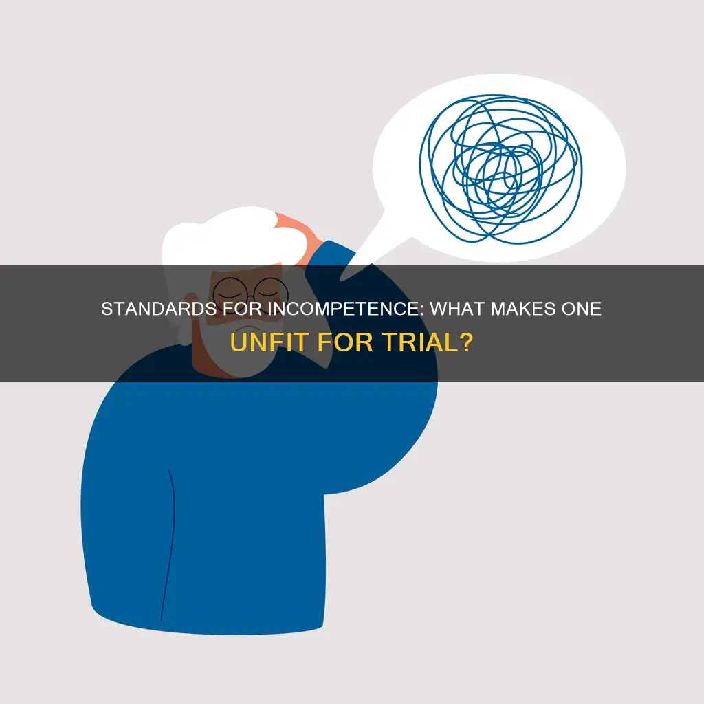 what constitutes not being able to stand trial