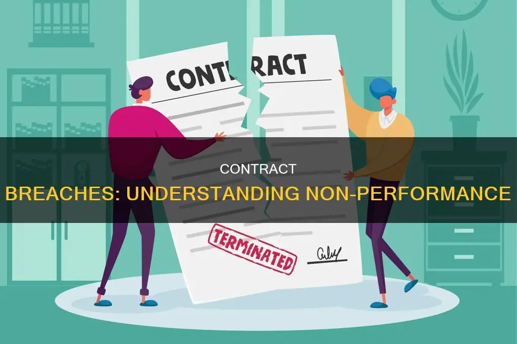 what constitutes not living up to a contract