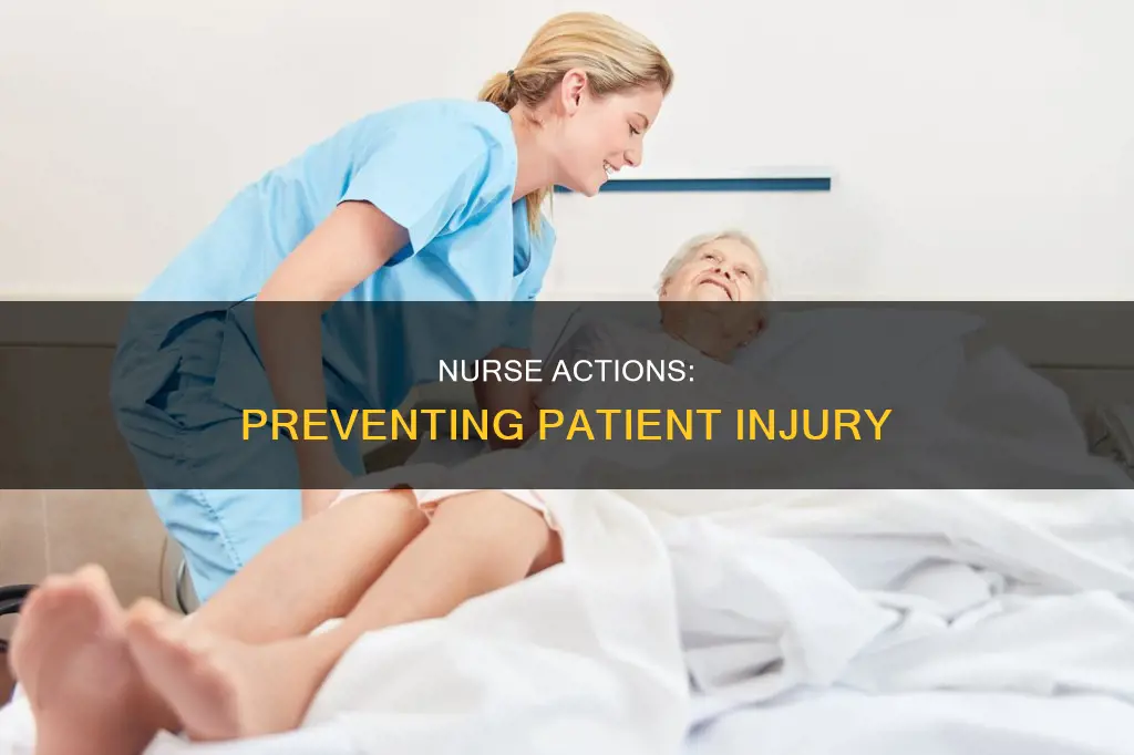 what constitutes nurses actions contributed to patient injury