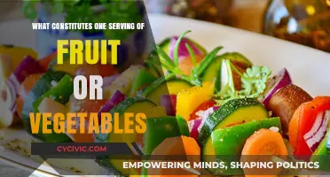 Fruit and Veggie Servings: How Much is Enough?