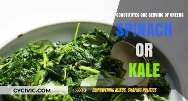 How Much Spinach or Kale Counts as a Serving?