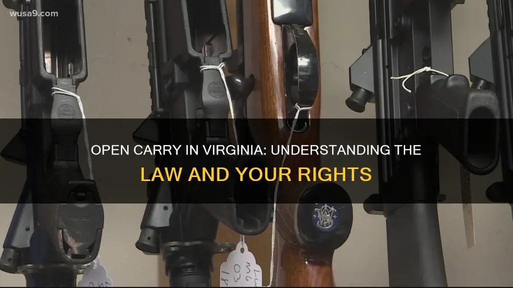 what constitutes open carry in virginia