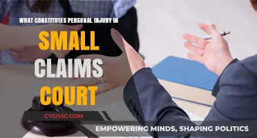 Understanding Personal Injury Claims in Small Claims Court