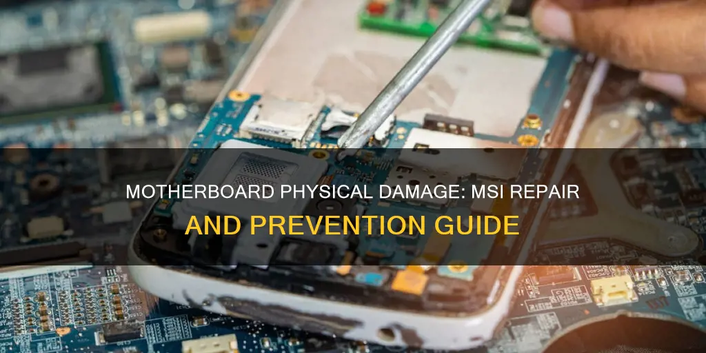 what constitutes physical damage to a motherboard msai