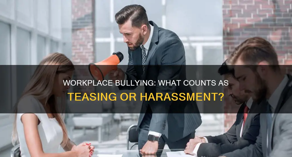 what constitutes picking on someone in the workplace