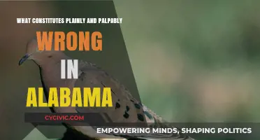 Alabama Law: Plainly and Palpably Wrong