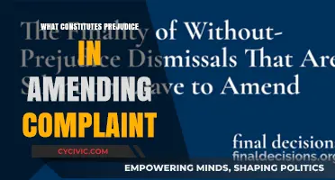 Understanding Prejudice in Amending Complaint