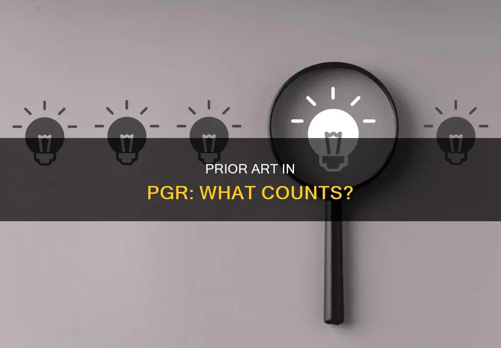 what constitutes prior art in a pgr proceeding