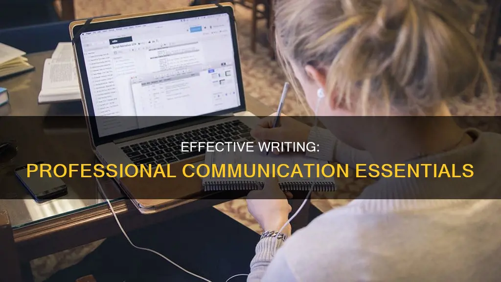 what constitutes professional written communications