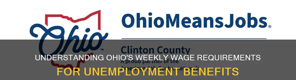 what constitutes qualifying weekly wage for ohio unemployment