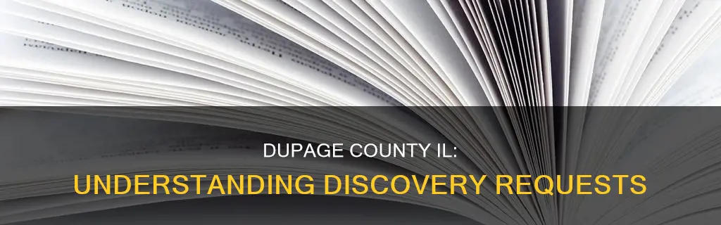 what constitutes requesting discovery in dupage county il
