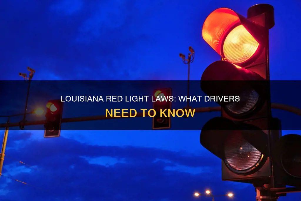 what constitutes running a red light in louisiana