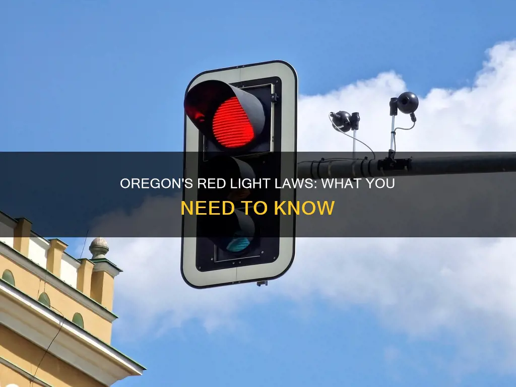 what constitutes running a red light in oregon