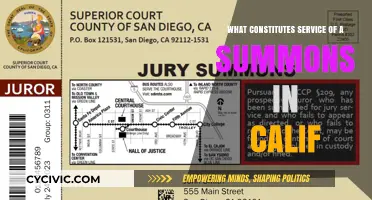 Understanding Summons Service Requirements in California