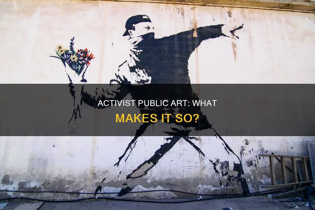 what constitutes the activist direction in public art