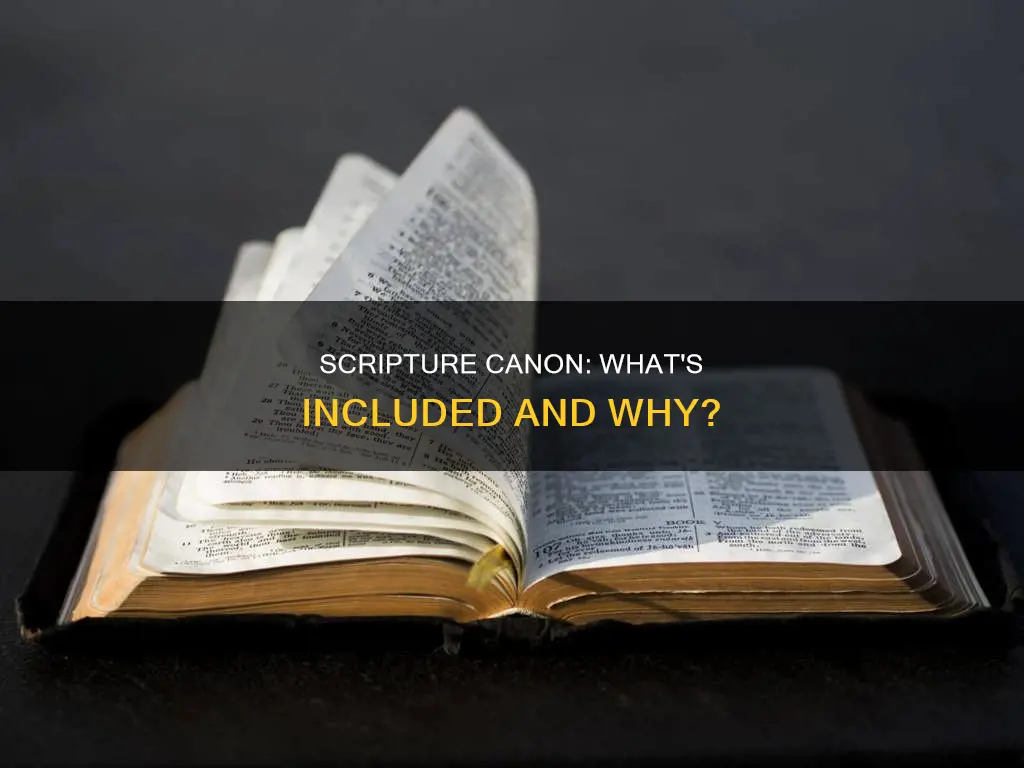 what constitutes the canon of scripture and why