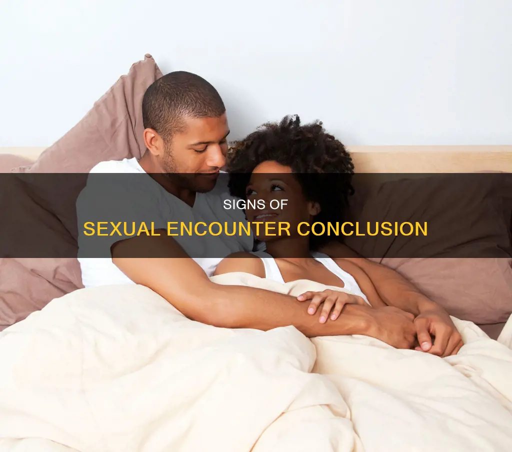 what constitutes the end of a sexual encounter