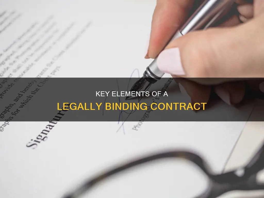 what constitutes the essential elements of a contract