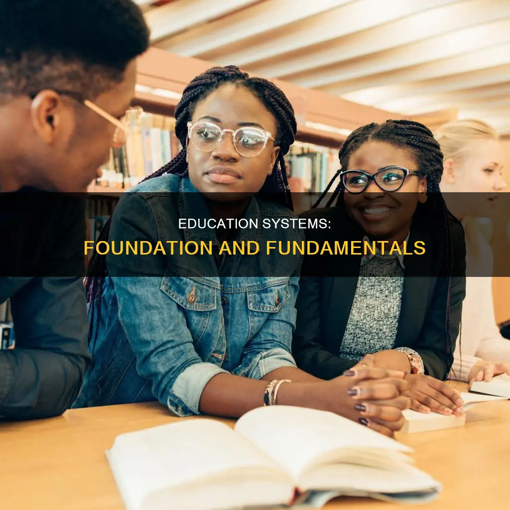 what constitutes the foundation for a national system of education