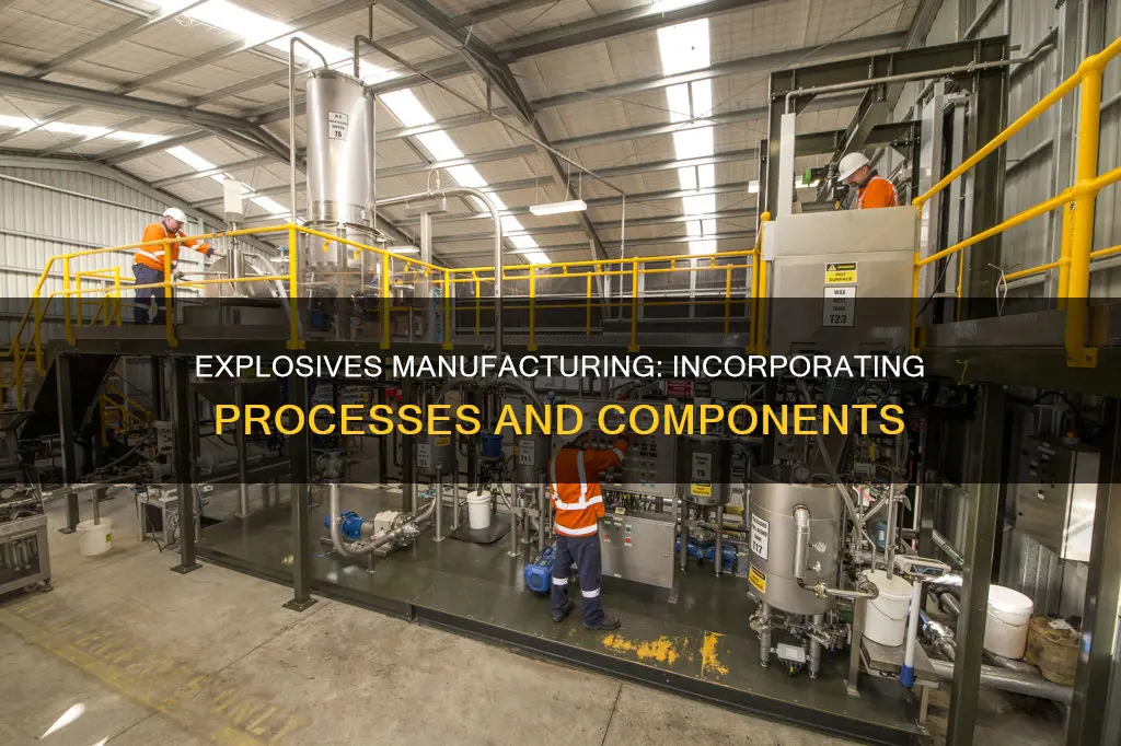 what constitutes the incorporating process of explosives manufacture