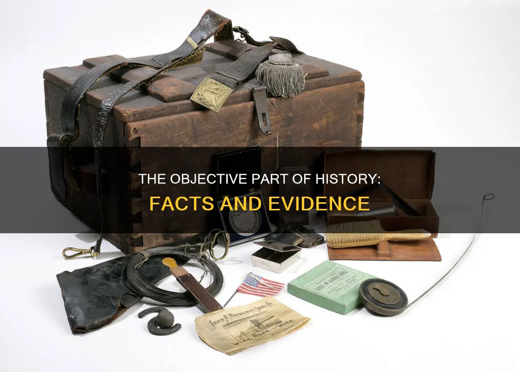 what constitutes the objective part of history