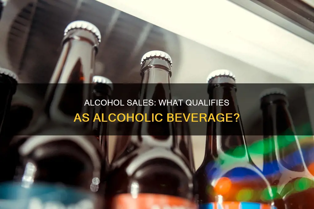 what constitutes the sale of an alcoholic beverage