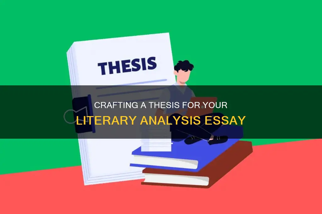 what constitutes the thesis of a literary analysis essay