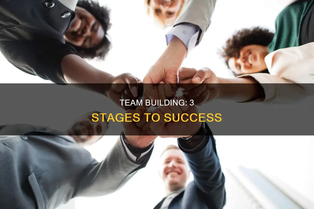 what constitutes the three stages of team building