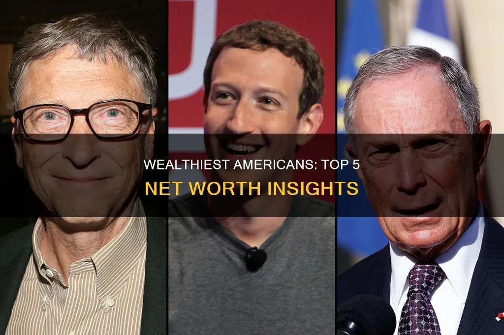 what constitutes top 5 by net worth in us