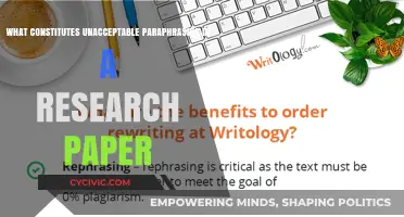 Plagiarism Pitfalls: Paraphrasing Problems in Research