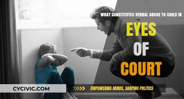 Verbal Abuse: What Courts Deem Harmful to Children