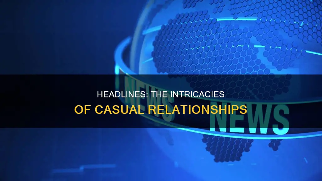 what constitutes whether a head line is casually related