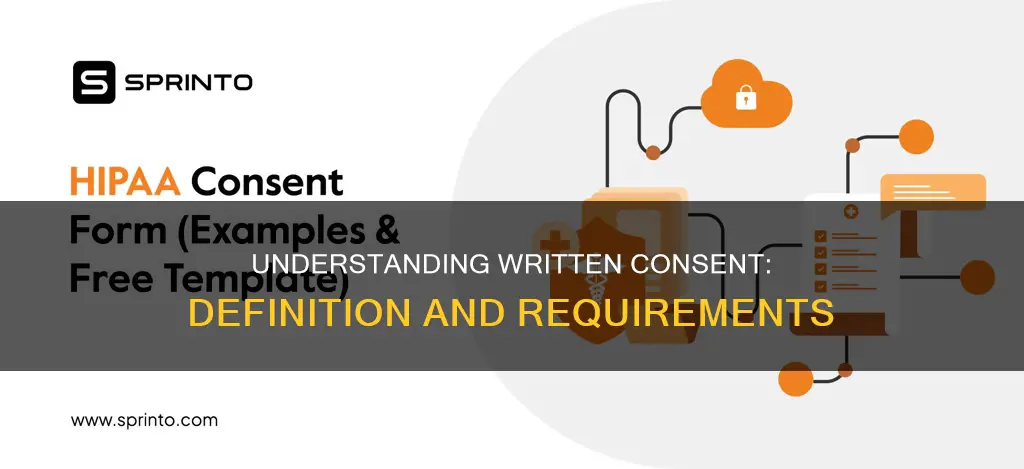 what constitutes written consent