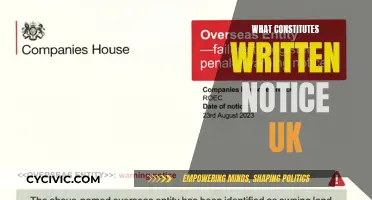 Understanding Written Notice Requirements in the UK