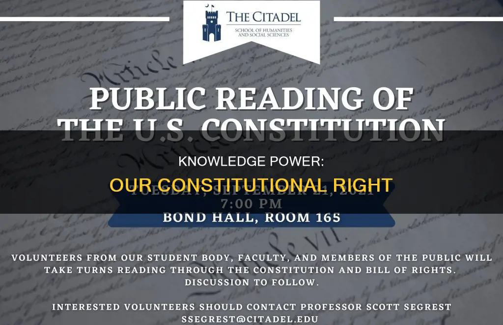 what constitution gives us the power to know stuff