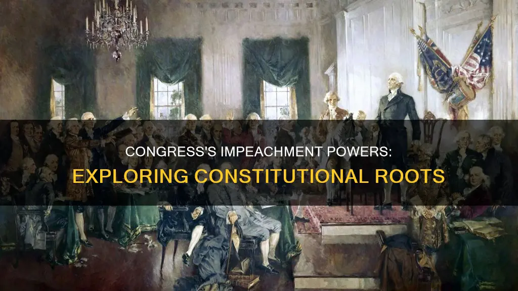 what constitution section gives congress the power to impeach